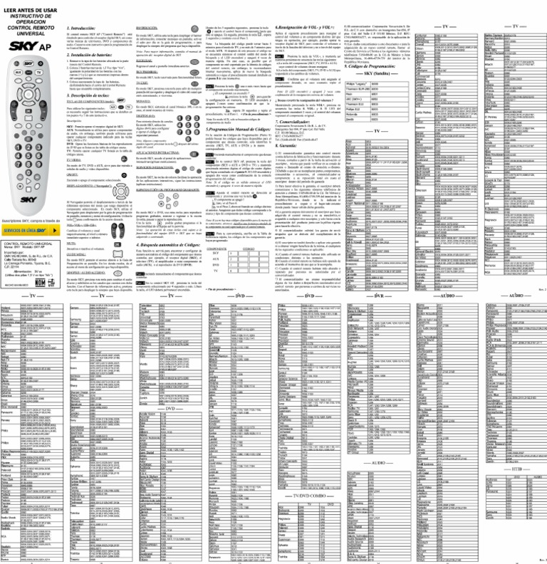 Manual Sky Ap PDF | PDF