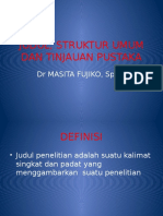 Judul, Struktur Umum Dan Tinjauan Pustaka