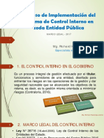 Proceso de Implementacion Del Sistema de Control Interno en Entidades Estatales - Peru