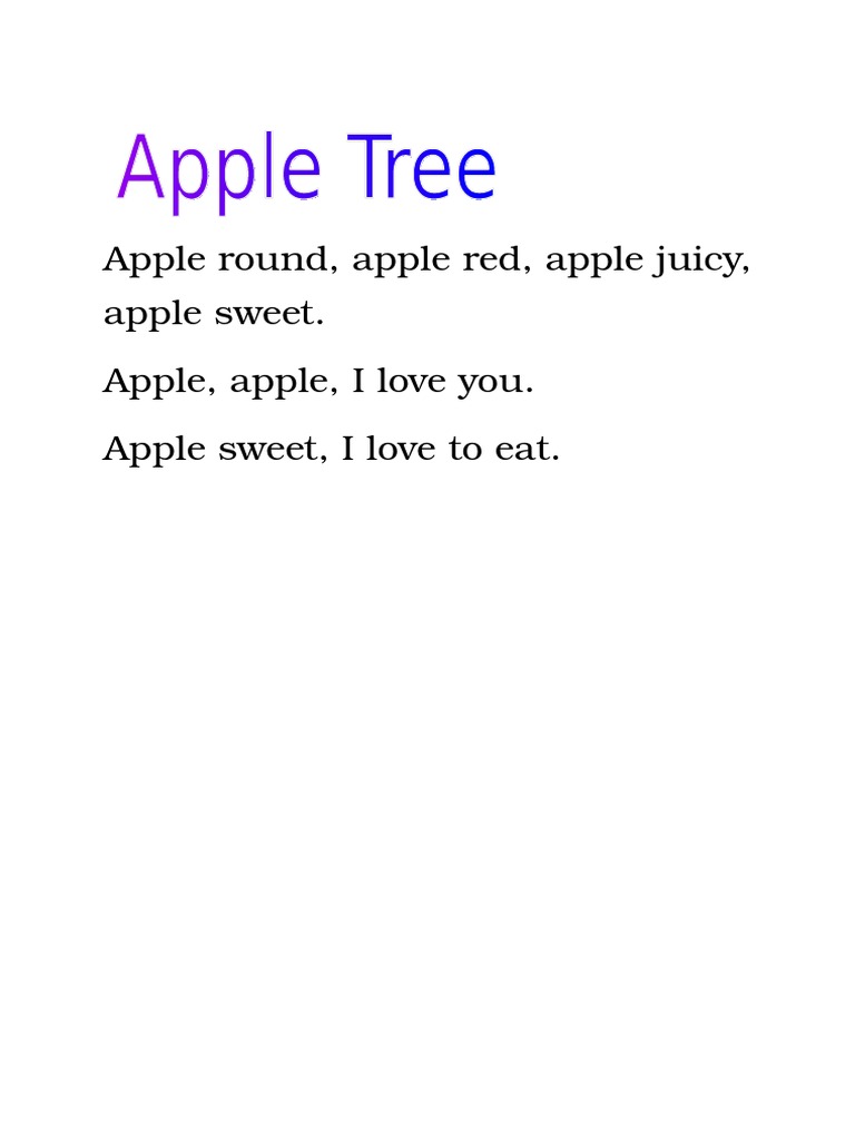 Apple Tree | PDF | Apple | Mali