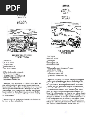 100 Verse Ogura Hyakunin Isshu Nature