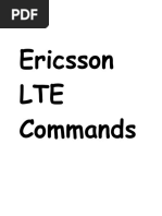 Ericsson LTE Commands