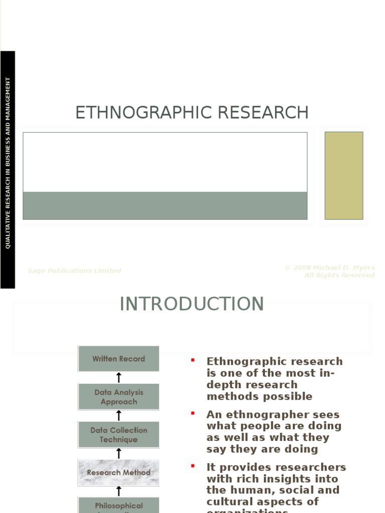 Chapter 8 - Ethnographic Research | PDF | Ethnography | Academic ...