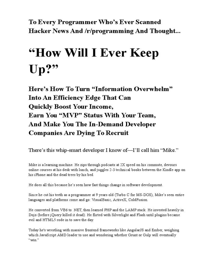 10 Steps To Learn Your Next Programming Language | PDF | Programmer