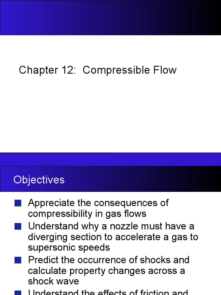 Compressible Flow 12batch | PDF | Compressible Flow | Shock Wave