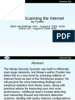 BlackHat 08 Presentation - Nmap Scanning the Internet