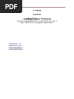 CSE Artificial Neural Networks Report