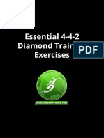 Essential 4-4-2 Diamond Training Exercises