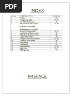 Index: SR No Chapter/ Title Page No