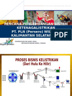 Rencana Pengembangan Sistem Ketenagalistrikan PT. PLN (Persero) WILAYAH Kalimantan Selatan Dan Kalimantan Tengah