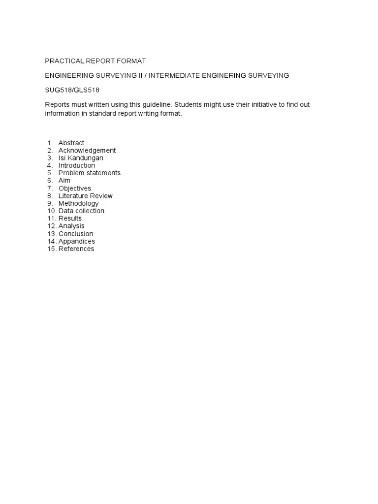 Practical Report Writing Guidelines | PDF | Business | Computers