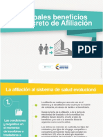 Principales Beneficios Decreto Afiliacion PDF