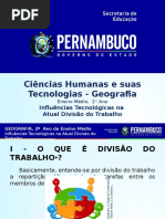 Influências Tecnológicas Na Atual Divisão Do Trabalho