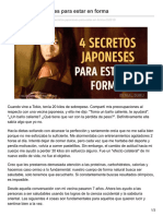 4Secretos Japoneses Para Estar Enforma