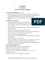 10 Social Science Geography Resources and Development Key 1 Eng PDF
