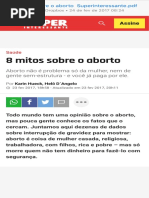 8 Mitos Sobre o Aborto Superinteressante