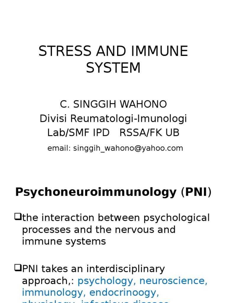 Impact of Stress on Immune Function | PDF | Stress (Biology) | T Helper ...