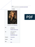 Isaac Newton Bio