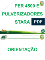 Configuração e operação do pulverizador Topper 4500 E