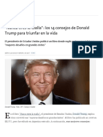 Nunca Tires La Toalla - Los 14 Consejos de Donald Trump para Triunfar en La Vida - 08.02