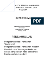 Karakteristik Tradisional Dan Modern (1)