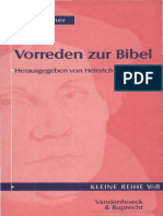 Vorreden Zur Bib: Martin Luther