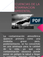 Consecuencias de La Contaminacion Ambiental