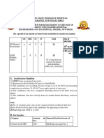 Notification ESIC Hospital Junior Resident Posts