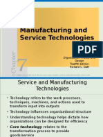 Daft - PPT - Ch07-MANUFACTURING AND SERVICE TECHNOLOGIES