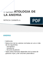 Fisiopatologia de Las Anemias