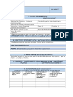 Proyecto escolar - Multidisciplinar