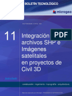  Integracion de Archivos Shp e Imagenes Satelitales en Civil