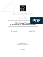 Fiber Bragg Gratings in Temperature and Strain Sensors: Royal Institute of Technology