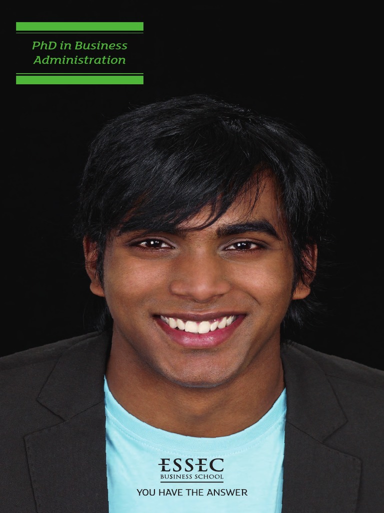 Essec Phd Brochure Download Free Pdf Doctor Of Philosophy Thesis