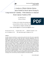 Feasibility of Black-Scholes Model for Indian Stock Option Pricing