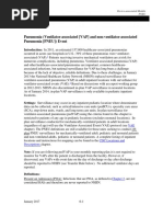 2025 NHSN VAE Checklist Guide | PDF | White Blood Cell | Lung