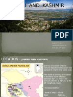 Jammu and Kashmir: Submitted By: Hemant Emoliya M.Plan 2 Sem