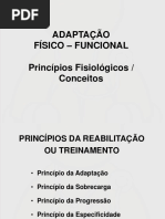 Adaptação Físico Funcional