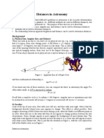 Distances in Astronomy: Background