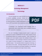 Technology Management- Lecture Notes