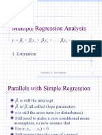 Multiple Regression Analysis (MLR)