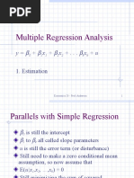 Multiple Regression Analysis (MLR)