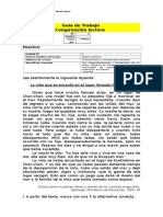 2º Básico A Guía Lectura La Niña Que Se Encantó