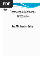 Calorimetria e Termodinâmica