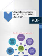 Ponenciad S N 040-2014-EM ASPECTOS SOCIALES