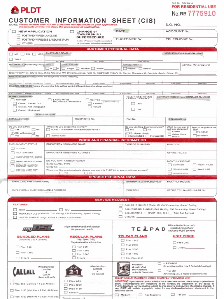 pldt-form