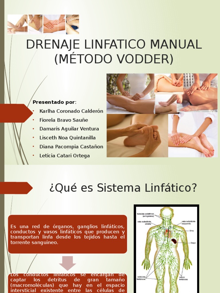 Drenaje Linfático Manual: Método Vodder | PDF | Sistema linfático ...