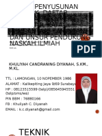 Teknik Menyusun Dafpus