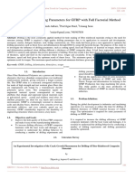 Optimization of Drilling Parameters For GFRP With Full Factorial Method