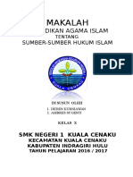 Tugas SMK Sumber Hukum Islam